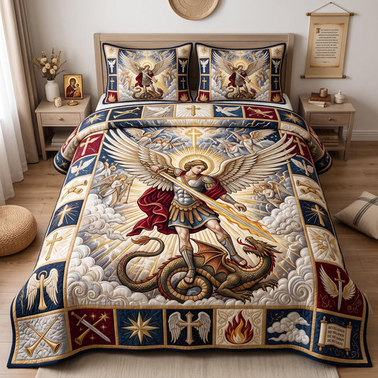 Divine Warrior 3-Piece Quilted Bedding Set GFTOMA13177