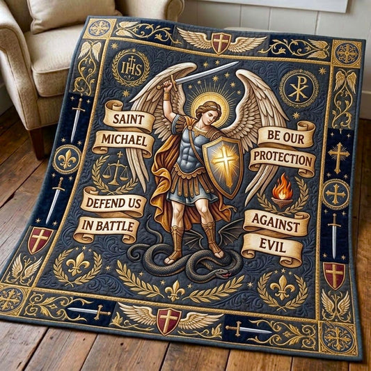 Saint Warrior Quilted Blanket GFTOMA13187