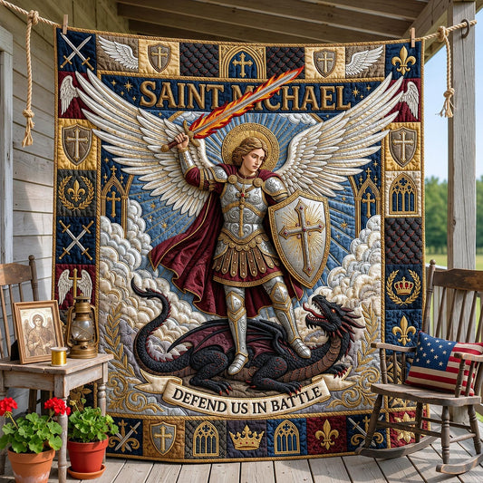 Divine Warrior Quilted Blanket GFTOMA13189