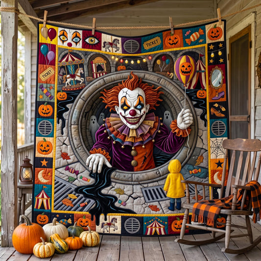 Carnival Nightmare Quilted Blanket GFTOMA13193
