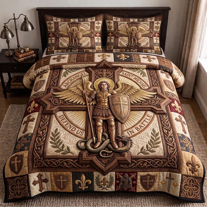 Divine Warrior 3-Piece Quilted Bedding Set GFTOMA13219