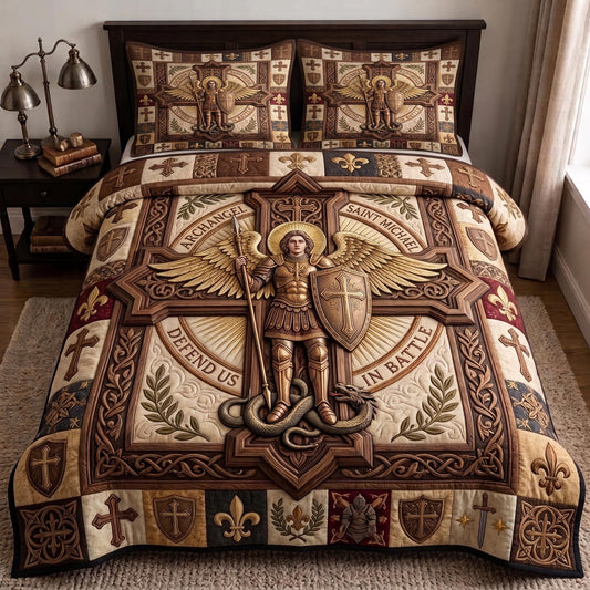 Divine Warrior 3-Piece Quilted Bedding Set GFTOMA13219
