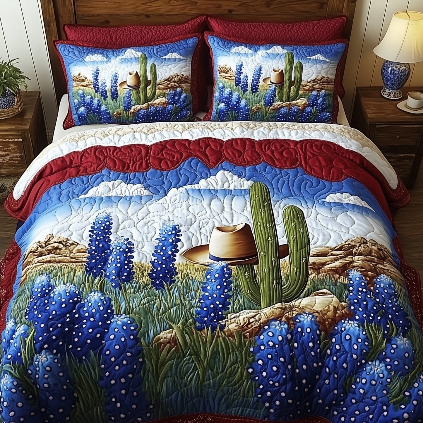 Texas Pride 3-Piece Quilted Bedding Set GFTOMA1322