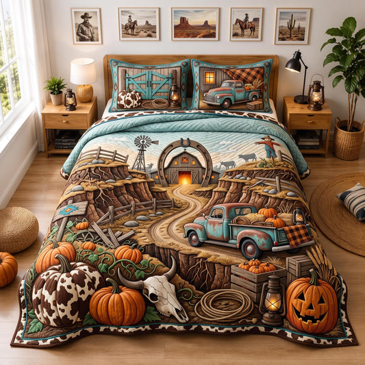 Farm Gateway 3-Piece Quilted Bedding Set GFTOMA13224