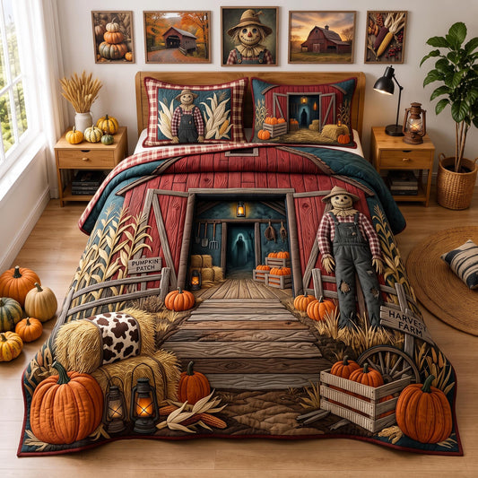 Harvest Porch 3-Piece Quilted Bedding Set GFTOMA13225