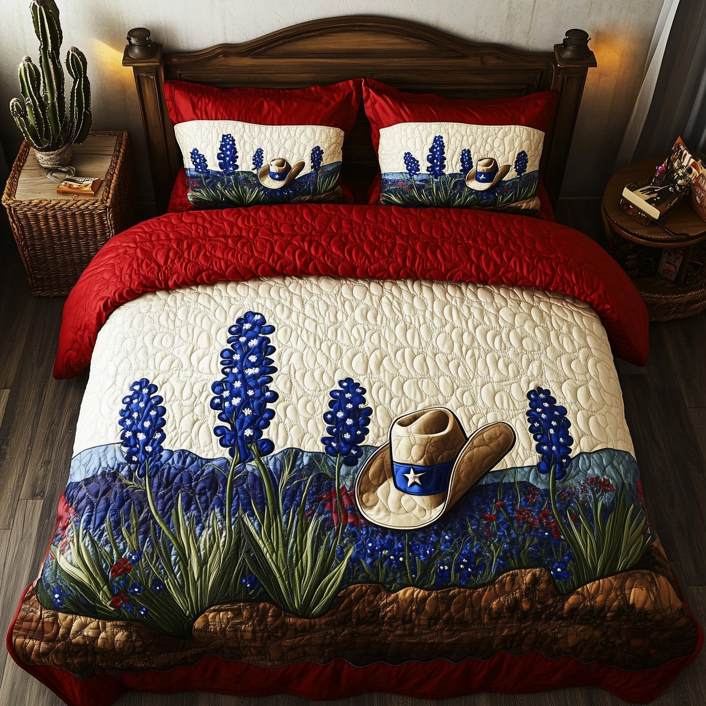 Texas Pride 3-Piece Quilted Bedding Set GFTOMA1324