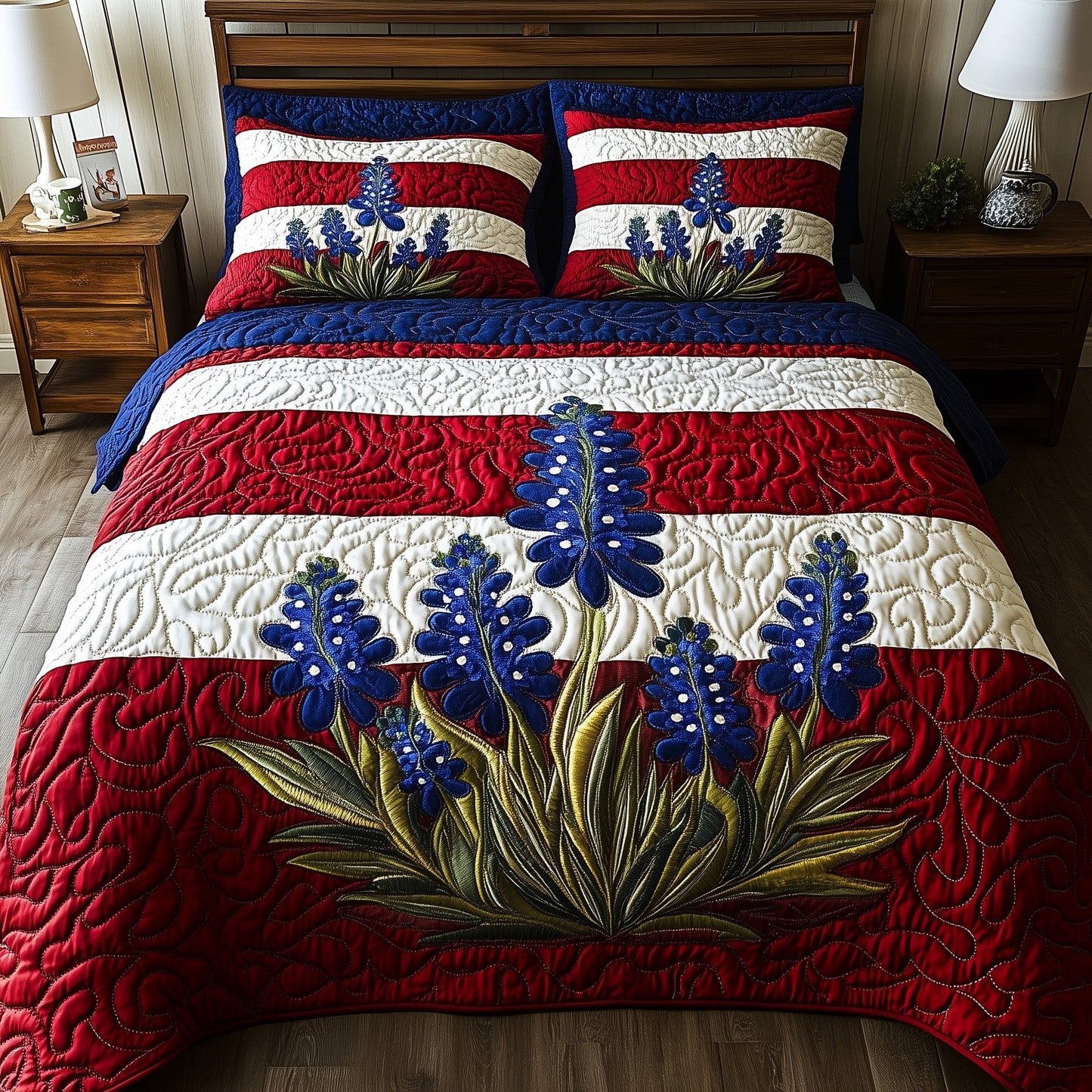 Texas Pride 3-Piece Quilted Bedding Set GFTOMA1325