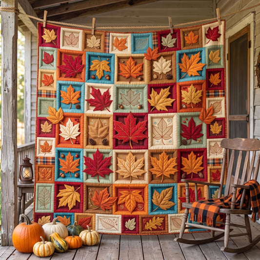 Maple Mosaic Quilted Blanket GFTOMA13256