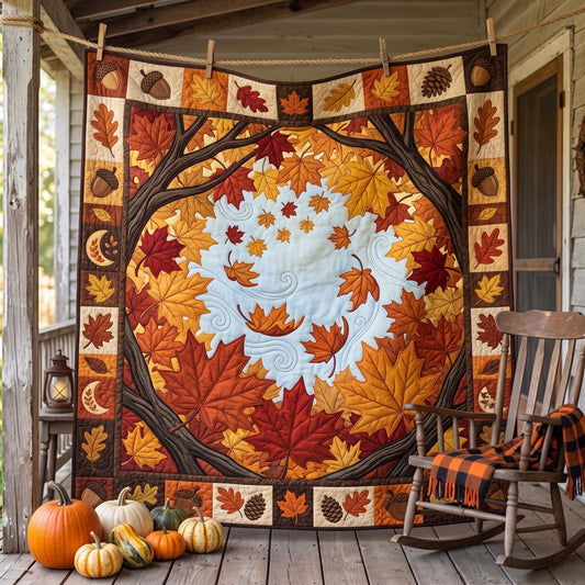 Maple Circle Quilted Blanket GFTOMA13260
