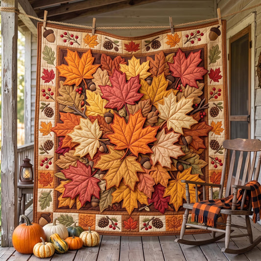 Maple Harvest Quilted Blanket GFTOMA13261