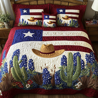 Texas Pride 3-Piece Quilted Bedding Set GFTOMA1327