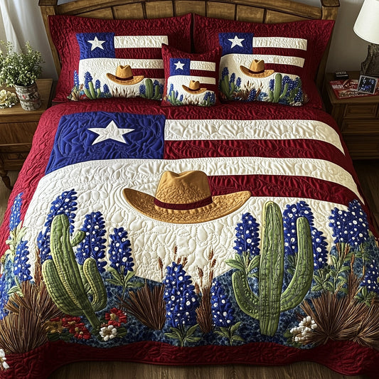 Texas Pride 3-Piece Quilted Bedding Set GFTOMA1327