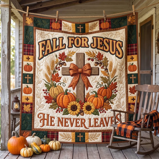 Fall Faith Quilted Blanket GFTOMA13287