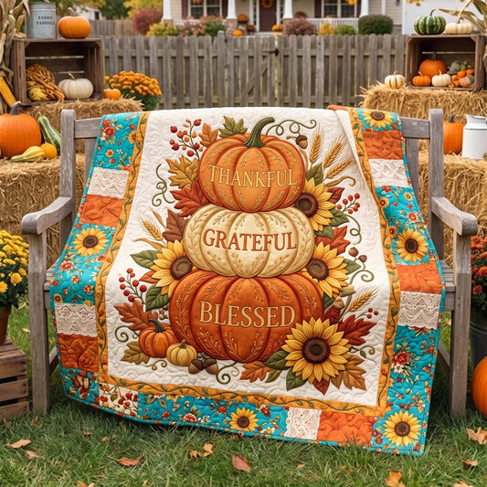 Grateful Harvest Quilted Blanket GFTOMA13291
