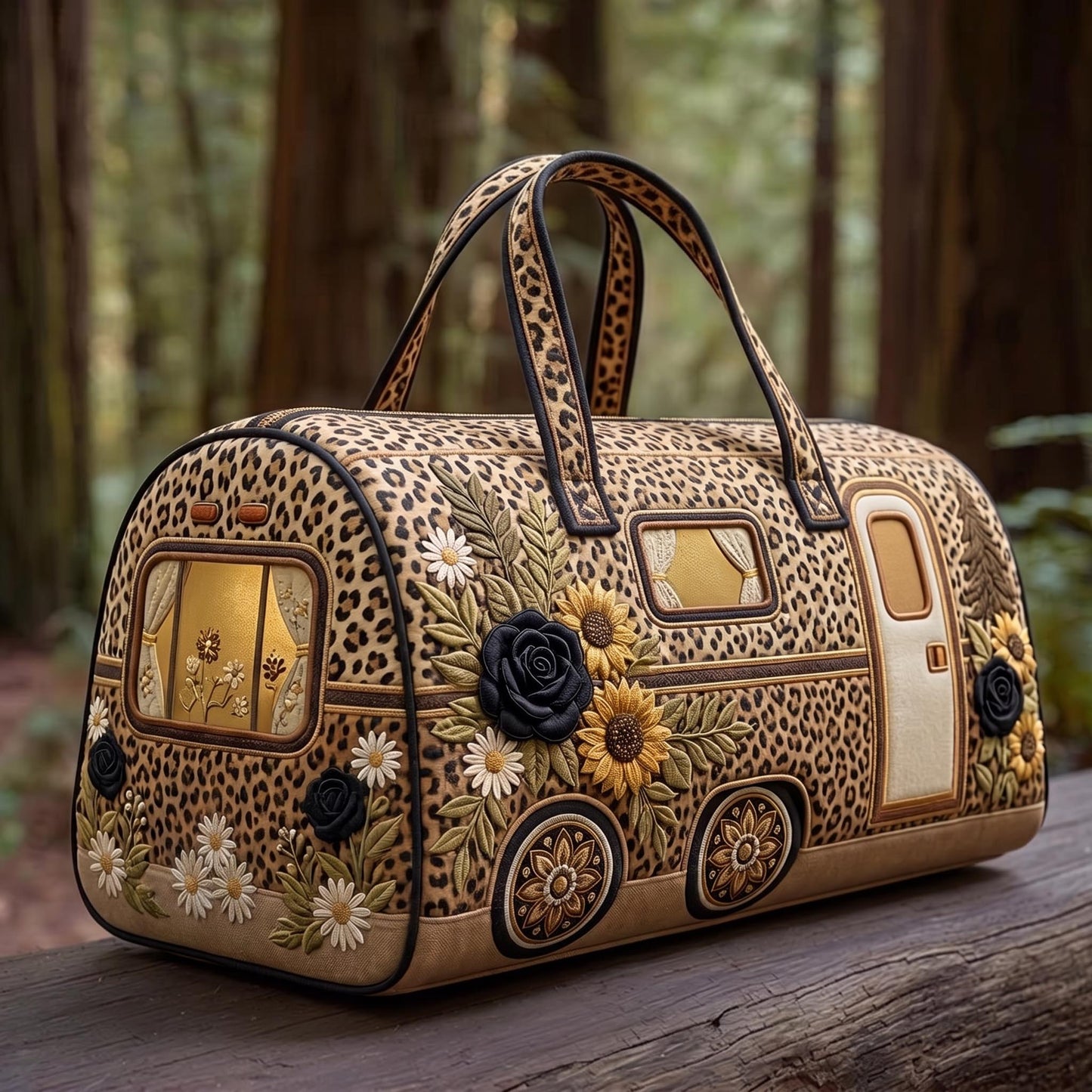 Sunflower Camper Quilted Duffle Bag GFTOMA13389