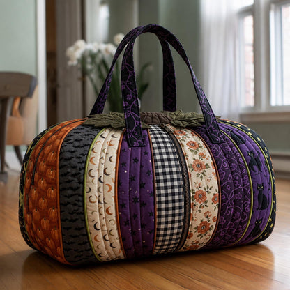 Midnight Pumpkin Quilted Duffle Bag GFTOMA13398