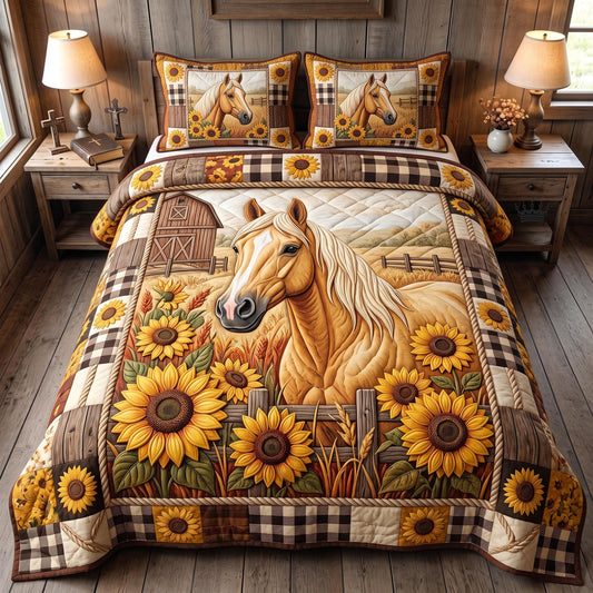 Western Soul 3-Piece Quilted Bedding Set GFTOMA13412