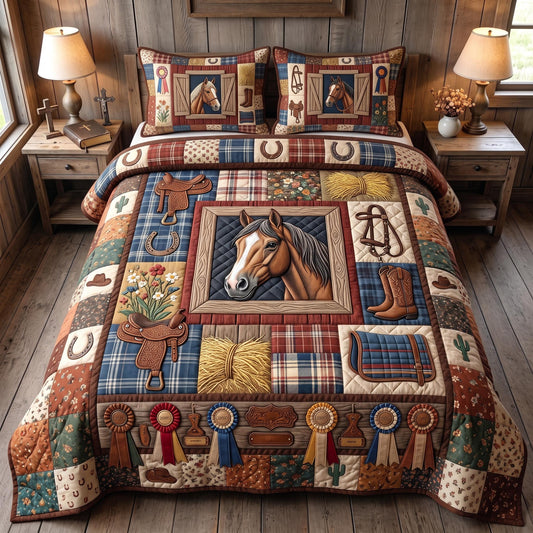 Western Soul 3-Piece Quilted Bedding Set GFTOMA13413