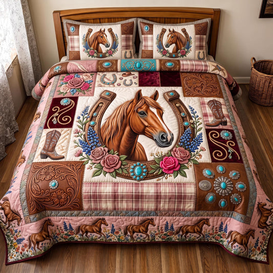 Western Soul 3-Piece Quilted Bedding Set GFTOMA13414