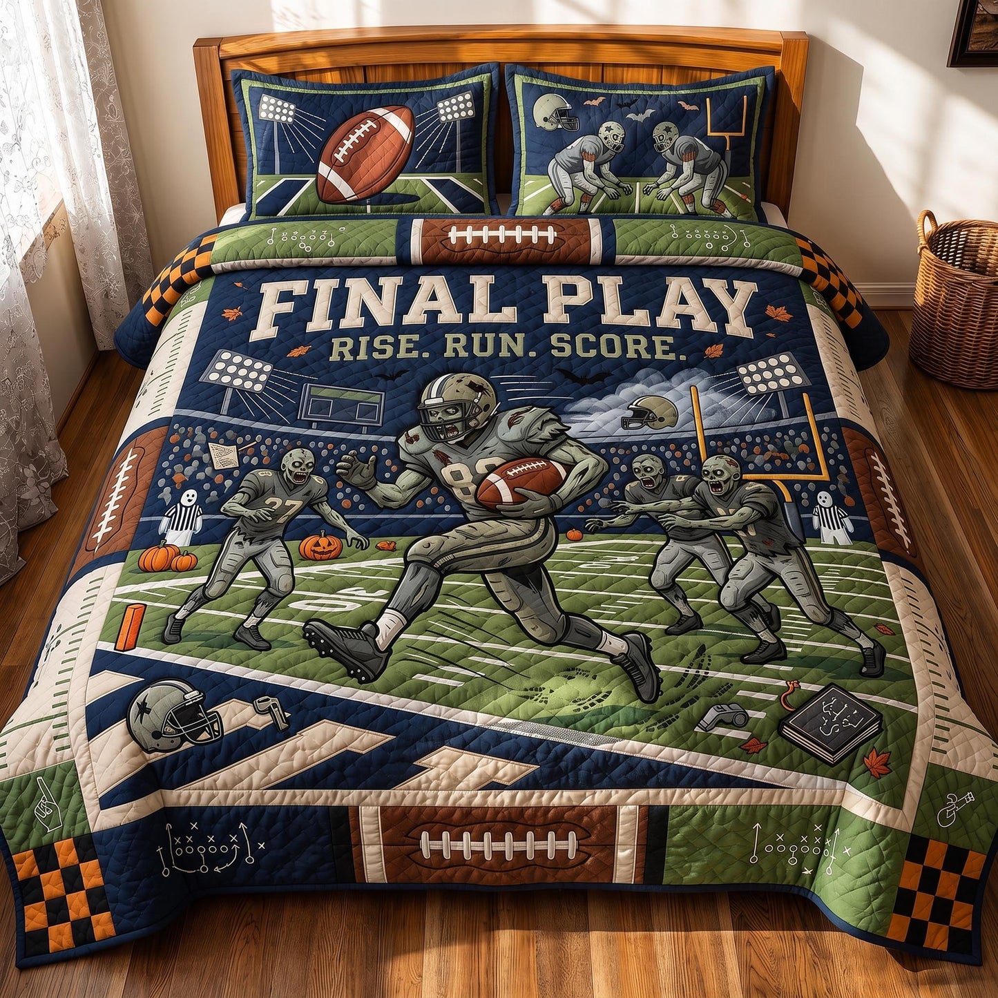 Final Play 3-Piece Quilted Bedding Set GFTOMA13418