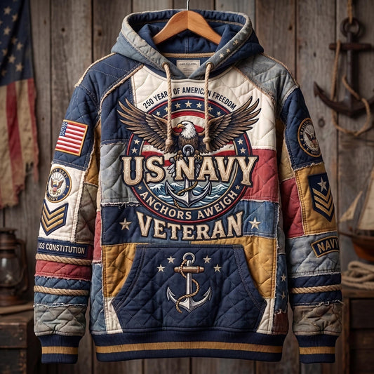 Navy Veteran Hoodie GFTOMA13468
