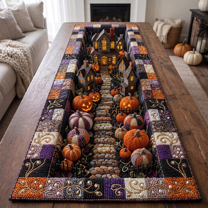 Pumpkin Village Quilted Table Runner GFTOMA13493