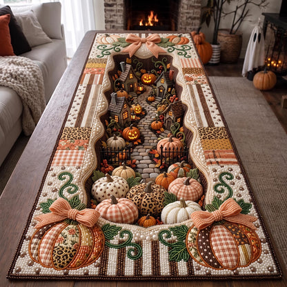Pumpkin Bloom Quilted Table Runner GFTOMA13494