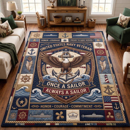 Navy Pride Area Rug GFTOMA13497C3