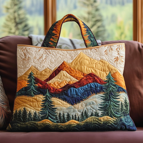 Forest Vibe Quilted Tote Bag GFTOMA1350