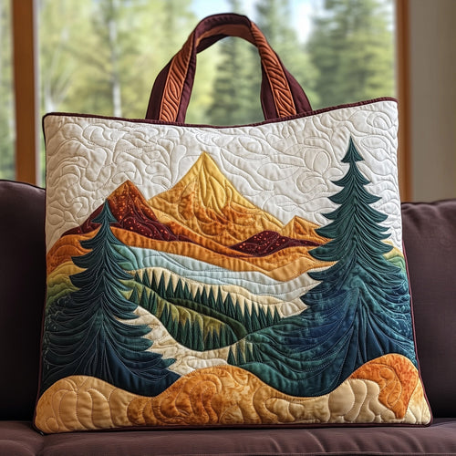 Forest Vibe Quilted Tote Bag GFTOMA1351