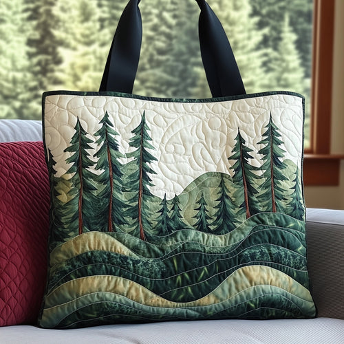 Forest Vibe Quilted Tote Bag GFTOMA1352