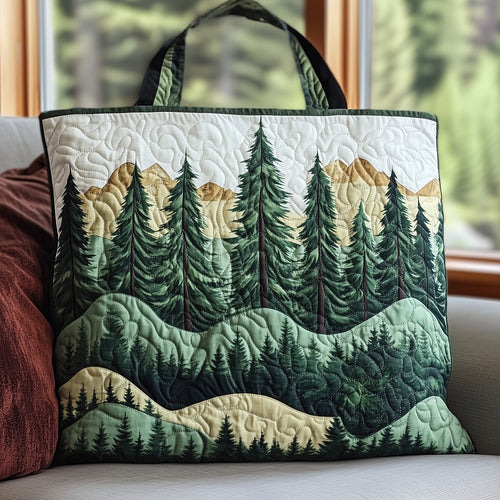 Forest Vibe Quilted Tote Bag GFTOMA1353