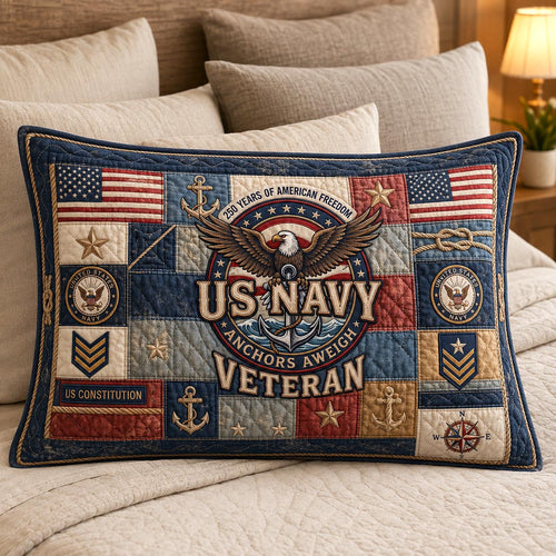 Navy Veteran Bedding Pillow Case GFTOMA13540C2