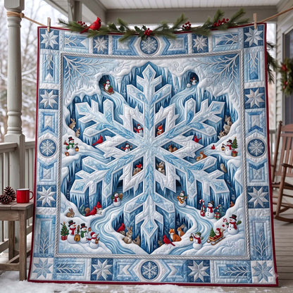 Crystal Snowflake Quilted Blanket GFTOMA13547