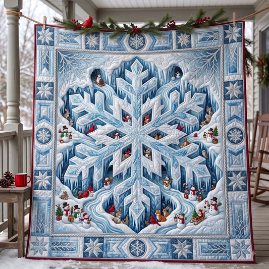 Crystal Snowflake Quilted Blanket GFTOMA13547