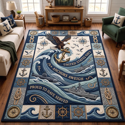 Navy Veteran Area Rug GFTOMA13574