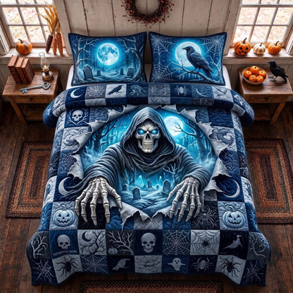 Grim Reaper 3-Piece Quilted Bedding Set GFTOMA13578