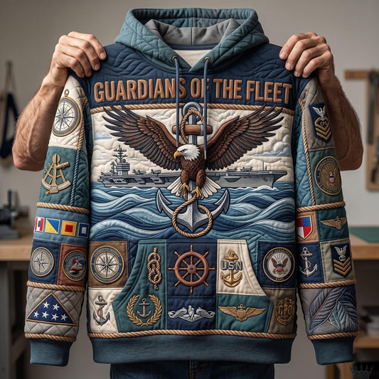 Navy Veteran Hoodie GFTOMA13589