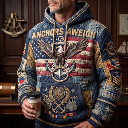 Navy Veteran Hoodie GFTOMA13592