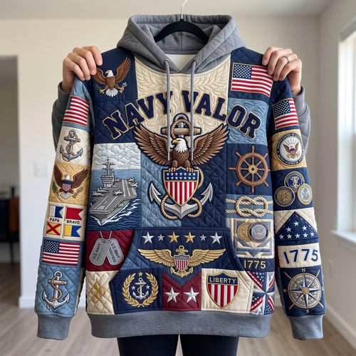 Navy Veteran Hoodie GFTOMA13593