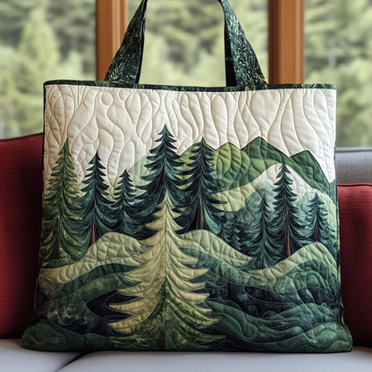 Forest Vibe Quilted Tote Bag GFTOMA1359