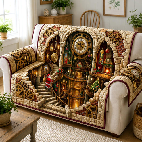 Clocktower Throw Quilted Sofa Cover GFTOMA13614