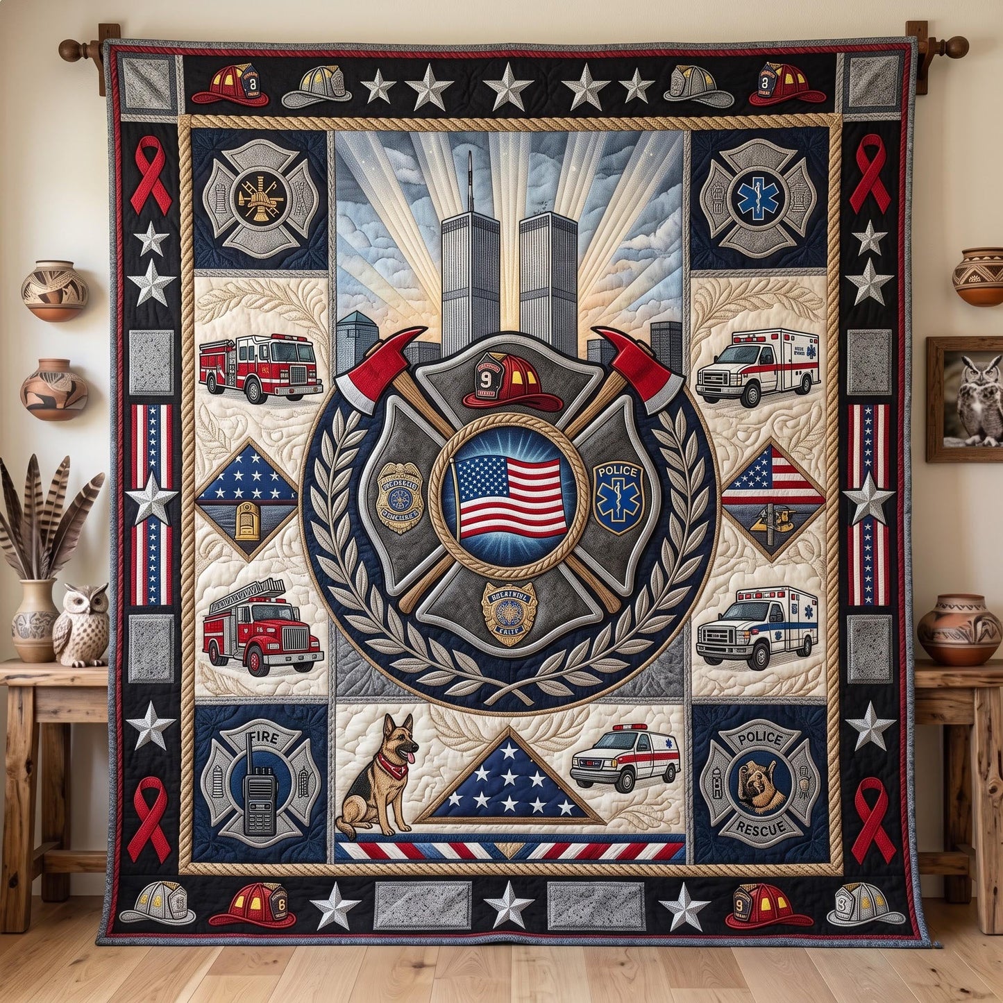 Patriot Day Quilted Blanket GFTOMA13622