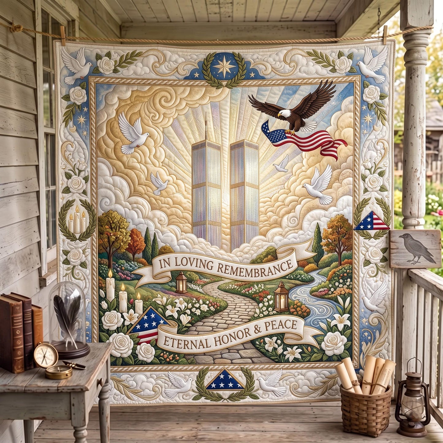 Patriot Day Quilted Blanket GFTOMA13627