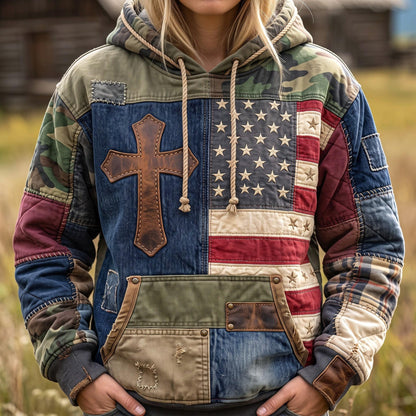 Cross Patriot Hoodie GFTOMA13699