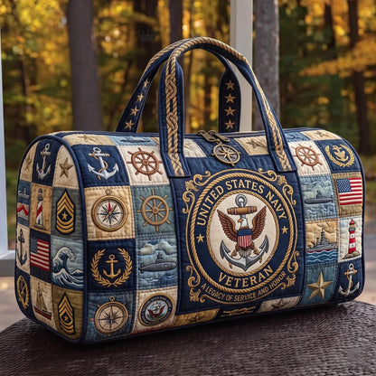 Navy Veteran Quilted Duffle Bag GFTOMA13713