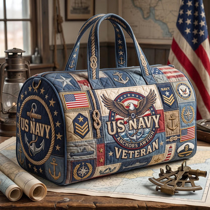Navy Veteran Quilted Duffle Bag GFTOMA13717