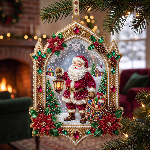 Santa Keepsake Christmas Mica Ornament GFTOMA13730