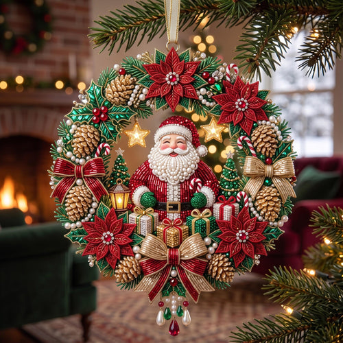 Santa Keepsake Christmas Mica Ornament GFTOMA13734