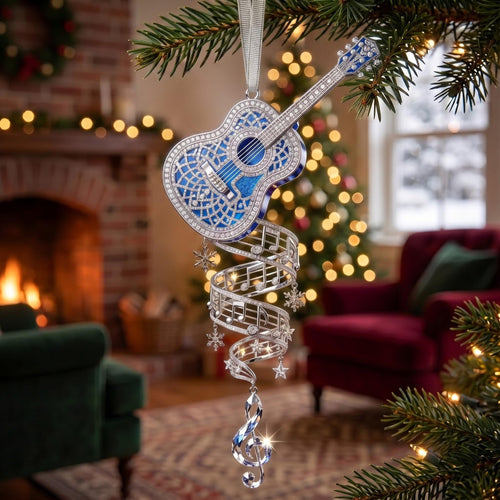 Guitar Melody Christmas Mica Ornament GFTOMA13736